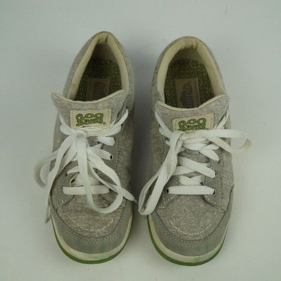 Simple Eco Sneaks Canvas Low-Top Sneakers Grey Green Size US 6.5 - Picture 11 of 15